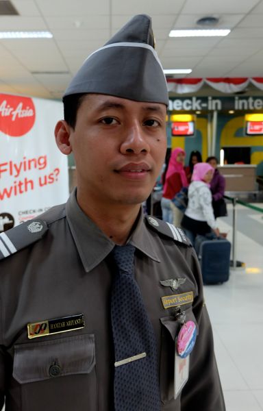Mr. Hamza, Customs officer, Jakarta airport